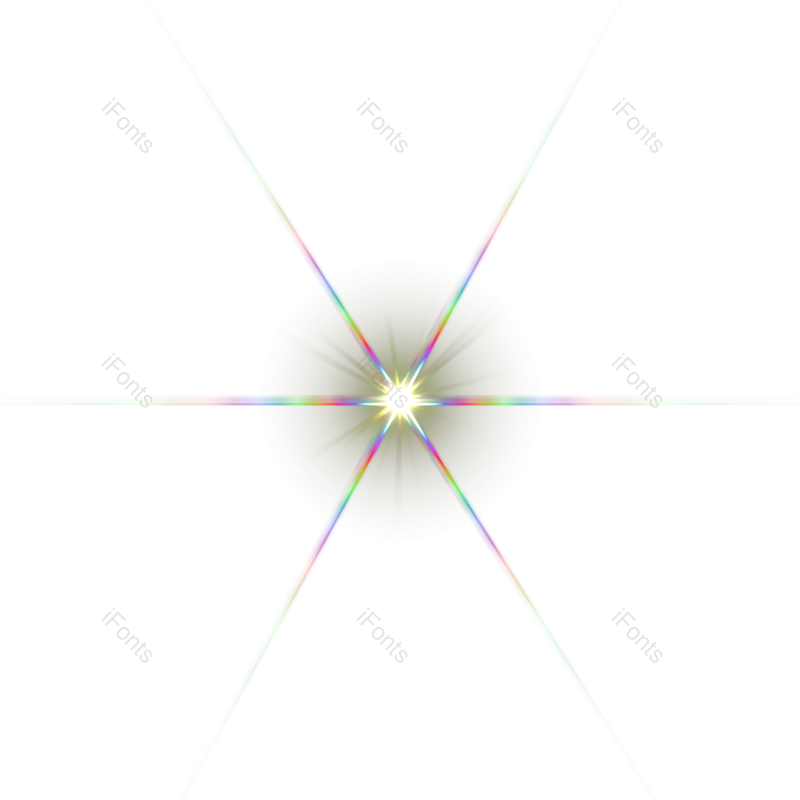 光效图片,形状元素,彩虹PNG,闪光免抠素材